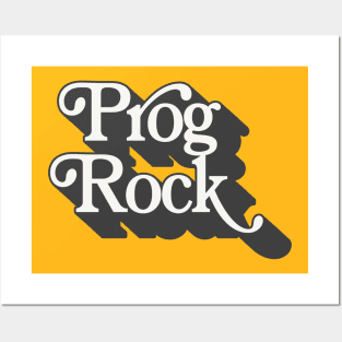 Prog Rock - Typographic Progressive Rock Lover Gift Posters and Art